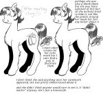 adult_swim all_fours alternate_species alternate_universe bangs bloberta_puppington cartoon_network cutie_mark earth_pony english_text equid equine female feral feralized furrification hair hasbro horse kanrix mammal monochrome moral_orel my_little_pony ponification pony sketch smile solo tail text