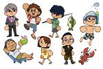  adachi_koichi animal_crossing_(style) crawfish han_joon-gi jazzy_lea kasuga_ichiban kiryu_kazuma mukoda_saeko nanba_yu nancy-chan ryuu_ga_gotoku_(series) ryuu_ga_gotoku_8 zhao_tianyou 