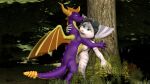 activision anthro blender_(software) blender_cycles discovery dragon drakeledragon duo female feral forest fur genitals happy happy_sex hi_res lombax male male/female mammal mythological_creature mythological_scalie mythology penetration penile penile_penetration penis penis_in_pussy plant purple purple_body pussy ratchet_and_clank rivet rivet_(ratchet_and_clank) scalie sex sex_on_tree sony_corporation sony_interactive_entertainment spyro spyro_the_dragon tree vaginal vaginal_penetration white white_body white_fur