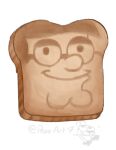  bread bread_slice family_guy food foodification no_humans pepeart7 peter_griffin simple_background toast twitter_username white_background 