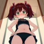  green_eyes non-web_source saru_getchu swimsuit tagme 