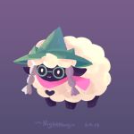  &lt;3 1:1 2019 :3 bovid caprine clothing crossover deltarune eyewear glasses hat headgear headwear hi_res mammal nightmargin nintendo pok&eacute;mon pok&eacute;mon_(species) ralsei scarf signature simple_background video_games witch_hat wool wooloo 