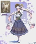  absurd_res alternative_fashion anthro bell biped bovid caprine clothed clothing damascus_goat domestic_goat female feral fingers floppy_ears fur goat hair hi_res hooves horn j-fashion lolita_(fashion) long_ears mammal quadruped rappenem reference_image solo tail white_body white_fur white_hair 