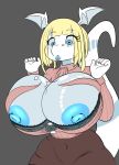  anthro big_breasts breasts clothed clothing curvaceous dragon female hi_res huge_breasts lips nipples seii3 solo thick_bottom_lip wardrobe_malfunction wide_hips 