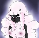  absurd_res anthro big_breasts bovid breasts caprine digital_media_(artwork) female hi_res lulu_(character) mammal nintendo nipples nude open_mouth pok&eacute;mon pok&eacute;mon_(species) simple_background smile solo video_games wooloo wynter_(artist) 