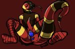  anthro clothed clothing crossdressing male masturbation penetration reptile scalie sex_toy slit_penetration slit_play snake solo timeiskey toying_self 