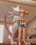  absurd_res anthro bedroom bedroom_eyes duo erection eye_contact female generation_1_pokemon gym_leader hand_on_arm hand_on_leg hand_on_shoulder hand_on_thigh hi_res huge_filesize human interspecies legendary_pokemon lilbingus looking_at_another male male/female mammal mewtwo misty_(pokemon) narrowed_eyes nintendo pokemon pokemon_(species) pokephilia raised_tail seductive sex size_difference smile standing tail thigh_sex 