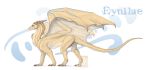  2019 claws digital_media_(artwork) digitigrade dragon fur furred_dragon green_eyes hi_res horn keltaan membrane_(anatomy) membranous_wings ridged_horn smile solo wings 