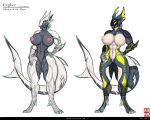  abs absurd_res anthro aomaarts cypher female fish hi_res marine model_sheet muscular muscular_female shark solo tail 