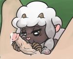  anthro blush bovid caprine cum duo faceless_male fellatio female human human_on_anthro interspecies male male/female mammal nintendo oral penile penis pok&eacute;mon pok&eacute;mon_(species) pok&eacute;philia precum sex twilicious video_games wooloo 