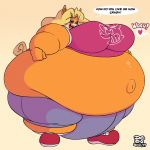  1:1 anthro bandicoot big_breasts breasts crash_bandicoot_(series) dialogue female huge_breasts lionalliance mammal marsupial morbidly_obese naughty_dog obese overweight solo sony_corporation sony_interactive_entertainment tawna_bandicoot video_games 