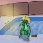 agatha_(disambiguation) alligatorid anthro caiman crocodile crocodilian crocodylid female hi_res match nude pool reptile scalie solo team_(disambiguation)