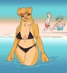 2024 4_fingers angry anthro anthro_focus bedroom_eyes bent_leg big_breasts big_iris big_pupils bikini biped black_bikini black_clothing black_eyebrows black_swimwear blue_clothing blush blush_lines bodily_fluids breasts brown_eyes brown_hair claws clothed clothed_anthro clothed_female clothing colored_sketch countershade_fur countershade_legs countershade_torso countershading digital_drawing_(artwork) digital_media_(artwork) dot_eyes extended_arms eyebrow_through_hair eyebrows eyelashes felid female female_focus finger_claws fingers flying_sweatdrops frown fur fur_tuft gradient_background group hair half-closed_eyes head_tuft hi_res human inner_ear_fluff iris legs_together light_body light_ears light_fur light_nose light_skin lion long_eyelashes looking_at_another looking_back male mammal monotone_body monotone_skin multicolored_body multicolored_fur narrowed_eyes navel neck_tuft not_enough_milk open_frown open_mouth pantherine partially_clothed partially_submerged pictographics pink_nose pupils red_clothing red_swimming_trunks red_swimwear sand_castle sculpture seductive short_hair simple_background sketch smile snout solo_focus speech_bubble standing standing_in_water straight_leg sweat sweatdrop swimming_trunks swimming_trunks_only swimwear swimwear_only tan_body tan_countershading tan_fur thick_thighs topless topless_human topless_male translucent translucent_hair trio tuft two-piece_swimsuit two_tone_body two_tone_fur walking water white_body white_skin yellow_body yellow_ears yellow_fur yellow_inner_ear