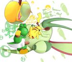  flygon nintendo pikachu pokemon shiroisora super_mario_bros. super_smash_bros. yoshi 