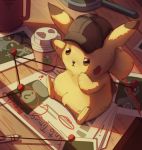  absurd_res deadpool detective_pikachu fur green_lantern hi_res lui421 marvel nintendo pikachu pok&eacute;mon pok&eacute;mon_(species) solo video_games yellow_fur 