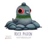  avian bird columbid cryptid-creations pigeon rock solo 