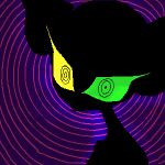  1:1 abstract_background alien crossgender earthbound_(series) female giygas low_res morphine_(artist) nintendo solo spiral_background spiral_eyes video_games 