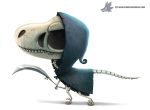  bone cloak clothing cryptid-creations dinosaur dromaeosaurid reptile scalie skeleton solo theropod velociraptor 