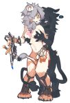  &lt;3 anthro blush breasts felid female fur grope hair hi_res lion mammal melee_weapon nipples nude pantherine sword telson weapon 