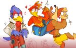  banjo bear bird donkey_kong fox_mccloud highres instrument kazooie_(banjo-kazooie) pikachu star_fox super_smash_bros. 