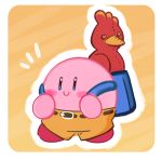  alien ambiguous_gender avian backpack banjo-kazooie beak bird blush breegull clothed clothing crossover kazooie kirby kirby_(series) nintendo pants plushie rareware smile susanoomon toy video_games waddling_head wholesome 