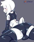  2019 anthro armwear asriel_dreemurr balls blush boss_monster bottomwear bovid bulge butt caprine clothed clothing collar conditional_dnp crybleat digital_media_(artwork) elbow_gloves fur gloves legwear long_ears looking_at_viewer male mammal musk musky panties rubber skirt smelly smile solo sweat thick_thighs thigh_highs topwear undertale underwear video_games white_fur 