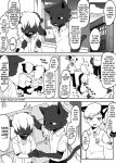  animal_humanoid anthro black_fur bovid canid canid_humanoid canine canine_humanoid caprine classroom clothing comic dog_humanoid domestic_cat felid feline felis fur garou_kazeoka goat hard_translated hi_res humanoid kaminosaki male mammal mammal_humanoid monochrome school school_uniform uniform young 