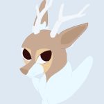  1:1 ambiguous_gender bust_portrait cervid chest_tuft head_only hi_res icon kaffir mammal nintendo pok&eacute;mon pok&eacute;mon_(species) portrait sawsbuck solo tuft video_games winter_sawsbuck 