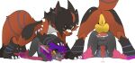 absurd_res anal animal_genitalia animal_penis anthro ashe_infinity balls bent_over black_body black_ears black_fur black_markings black_nose black_tail bodily_fluids canid canine canine_genitalia canine_penis cervikalova claws cum cum_in_ass cum_inside dipstick_tail doggystyle dominant dominant_herm dominant_intersex duo eye_roll facial_markings feet feral fluffy fluffy_tail fox from_behind_position fucked_silly fur garchomp generation_4_pokemon generation_8_pokemon genital_fluids genitals grey_body grey_fur hair head_markings herm herm/male hi_res highlights_(coloring) hybrid hypnosis intersex intersex/male knotting leaking_precum leg_markings male mammal markings mask_(marking) mind_control multicolored_body multicolored_fur multicolored_hair multicolored_tail nintendo pawpads paws penis pink_body pink_fur pink_highlights pink_paws pinned pinned_to_ground pointy_ears pokemon pokemon_(species) precum prick_ears pseudo_clothing purple_hair purple_pawpads pussy red_body red_fur red_tail sex snout socks_(marking) spikes spikes_(anatomy) spiral_eyes submissive submissive_male tail tail_markings thievul toes tongue tongue_out veronica_foxtail_(ashe_infinity) white_body white_fur yellow_eyes
