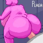  1:1 2019 animated anthro anthro_on_anthro avian big_butt brittle_(plaga) butt digital_media_(artwork) female huge_butt male male/female overweight penis plaga scalie sex thick_thighs 