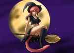  animal_humanoid breasts cat_humanoid cleavage clothed clothing felid felid_humanoid feline feline_humanoid female humanoid magic_user mammal mammal_humanoid mimiru_(speeds) moon night panties speeds underwear witch 