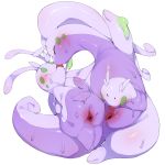  1:1 2019 blush cunnilingus eyes_closed female female/female goodra goomy group hi_res kissing licking nintendo oral pok&eacute;mon pok&eacute;mon_(species) pussy sex simple_background sliggoo slime tongue tongue_out vaginal video_games white_background youjomodoki 