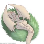  1:1 breasts dragon female grass jackalope_(artist) lying wings 