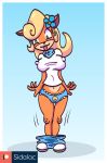  big_breasts breasts clothed clothing coco_bandicoot crash_bandicoot_(series) erect_nipples flashing hi_res naughty_dog nipples panties sony_corporation sony_interactive_entertainment underwear undressing video_games 