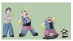  ! ambiguous_gender amiibo bottomwear clothed clothing dustyerror facial_hair footwear fully_clothed gloves green_background handwear hi_res human human_to_humanoid humanoid humanoid_pointy_ears inanimate_transformation male mammal mario_bros mustache nintendo not_furry open_mouth overweight pants sequence shirt shoes simple_background solo topwear transformation vest video_games wario what 