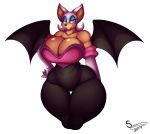  absurd_res big_breasts breasts chiropteran cleavage clothed clothing female hi_res huge_breasts mammal rouge_the_bat solo sonic_(series) superix 