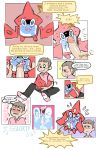  blush bocoe bodily_fluids comic cum genital_fluids handjob hi_res human interspecies living_machine machine mammal nintendo not_furry penile penis pok&eacute;mon pok&eacute;mon_(species) pok&eacute;philia rotom rotom_pok&eacute;dex sex teeth tongue video_games 