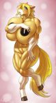  blush breasts equid equine female horse mammal marauder6272 muscular solo 