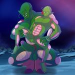  1:1 absurd_res balls dragon_ball duo enookie hi_res humanoid humanoid_penis male male/male namekian not_furry penis piccolo 