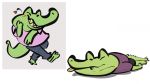  16:9 alligator alligatorid anthro crocodile crocodilian crocodylid digital_media_(artwork) dubindore lizard male reptile scalie teeth 