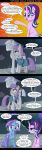  2019 absurd_res agalmatophilia comic cutie_mark deusexequus dialogue duo earth_pony english_text equid equine female feral friendship_is_magic group hair hi_res horn horse hug male mammal maud_pie_(mlp) mudbriar_(mlp) my_little_pony outside pony starlight_glimmer_(mlp) text trixie_(mlp) unicorn 