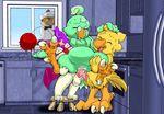  belle chocobo chocobo_tales dueler_x moogle 