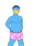  anthro anthrofied avian belly bird boxers_(clothing) clothed clothing fuze king_dedede kirby_(series) male navel nintendo nipples penguin portrait simple_background slightly_chubby solo three-quarter_portrait topless underwear video_games white_background 
