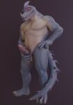 3d_(artwork) alien anthro balls blender_(artwork) digital_media_(artwork) erection front_view genitals hi_res insomniac_games lizard looking_at_viewer male no-name-no-problem nude penis ratchet_and_clank reptile scalie sharp_teeth solo sony_corporation sony_interactive_entertainment tail teeth thugs-4-less