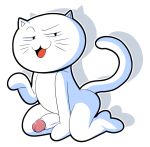  :3 animal_humanoid black_eyes cat_humanoid felid felid_humanoid feline feline_humanoid humanoid jerseydevil male mammal mammal_humanoid penis pink_skin theodd1sout_(character) whiskers white_skin youtube 