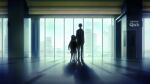  1boy 1girl beard_stubble belt black_belt black_dress black_shoes breasts brown_jacket buttons chair chaos;child cityscape collared_shirt dark double-breasted dress faceless faceless_female facial_hair game_cg glasses hand_on_another&#039;s_shoulder hekiho_academy hekiho_academy_uniform highres jacket kurusu_nono lapels leather_belt long_hair medium_breasts messy_hair movie_theater necktie non-web_source notched_lapels official_art opaque_glasses open_clothes open_jacket orange_hair red_necktie sailor_collar sailor_shirt sasaki_mutsumi school_emblem shadow shirt shoes short_hair sitting socks standing striped_necktie stubble theater wakui_shuuichi white_sailor_collar white_shirt window 