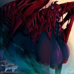  anthro big_breasts breasts capcom damianvertigo dragon elder_dragon fangs female hi_res huge_breasts membrane_(anatomy) membranous_wings monster monster_hunter nipples non-mammal_breasts open_mouth sharp_teeth signature solo spikes teeth tongue tongue_out url vaal_hazak video_games white_eyes wings 