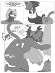 anthro anthro_on_anthro anthro_penetrated anthro_penetrating anthro_penetrating_anthro apron balls barista big_breasts big_butt breasts butt canid canine cellulite clothing dialogue domestic_cat dreadlocks duo english_text erection face_fucking facial_piercing felid feline felis female female_penetrated genitals greyscale hair hair_grab hanging_breasts hi_res huge_breasts huge_butt interspecies irrumatio male male/female male_penetrating male_penetrating_female mammal monochrome nose_piercing nose_ring oral penetration penile penis_in_mouth piercing pulling_hair ring_piercing roly sex side_view speech_bubble text touching_hair