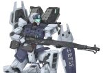  a-lapin anaheim_electronics assault_rifle assault_visor commentary_request earth_federation earth_federation_space_forces gm_sniper_ii green_visor gun gundam gundam_0080 highres holding holding_gun holding_weapon mecha mecha_focus mobile_suit no_humans rifle robot science_fiction scope shield shield_on_back sniper_rifle solo weapon white_background 