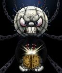 2018 ambiguous_gender angry balls chain cube cuphead_(game) digital_drawing_(artwork) digital_media_(artwork) for_a_head genitals hellraiser humanoid killb94_(artist) male mammal object_head pinhead teeth